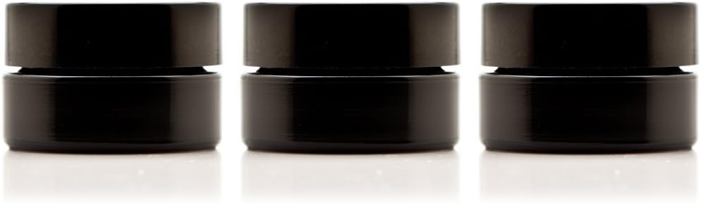 Infinity Jars 100 Ml (3.3 fl OZ) Glass Lotion Container with Lid, Refillable UV Cosmetic Jar for Creams, DIY, Travel, Body Butter | Small Wide Mouth Empty Lotion Jar, Airtight Cosmetic Container