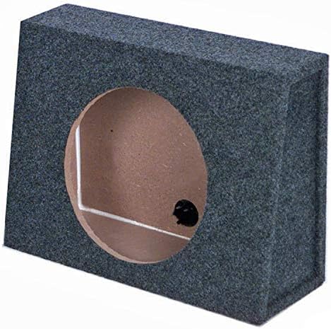 QPower QTW12 Single 12" Sealed Car Audio Subwoofer Sub Box Enclosures, Pair