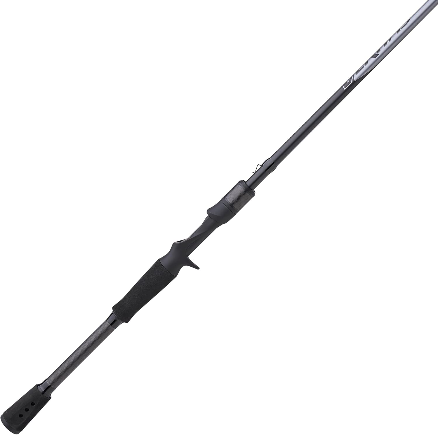 Abu Garcia Veritas Casting BFS Fishing Rod, Balanced and Lightweight Rod, Powerlux 100 Construction, Custom Ergonomic Reel Seat