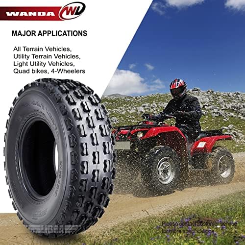 WANDA 4 Sport ATV Tires 22x7-10 Front 22x10-10 Rear 4PR