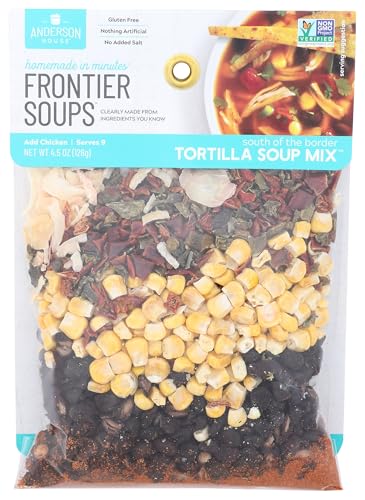 Frontier Soups Homemade In Minutes Soup Mix, South of The Border Tortilla, 4.5 Ounce