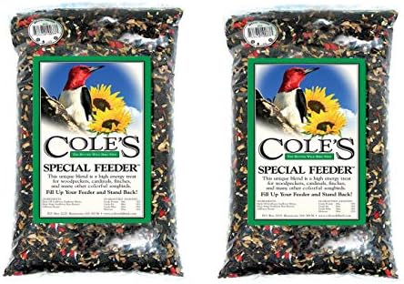 Coles Wild Bird Products Special Feeder Bird Food 20 lb (Pack of 2)