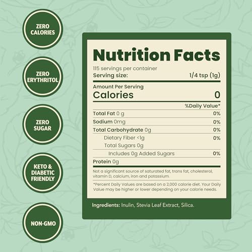 SweetLeaf Stevia Powder Shaker Jar, Sugar Free - 4 Oz, 3 Pack | Zero Calorie Sweetener No Erythritol, Stevia Leaf Extract, Natural Sugar Substitute for Coffee & Baking