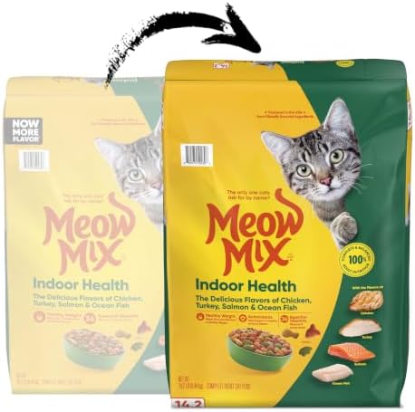 Meow Mix Indoor Health Dry Cat Food, 6.3 Pound Bag