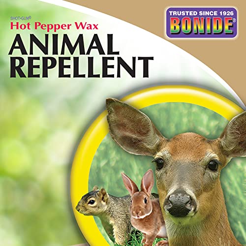 Bonide Hot Pepper Wax Animal Repellent, 32 oz Ready-to-Use Spray for Deer, Squirrels, Rabbits in Lawn & Garden | Repel Deer, Squirrels