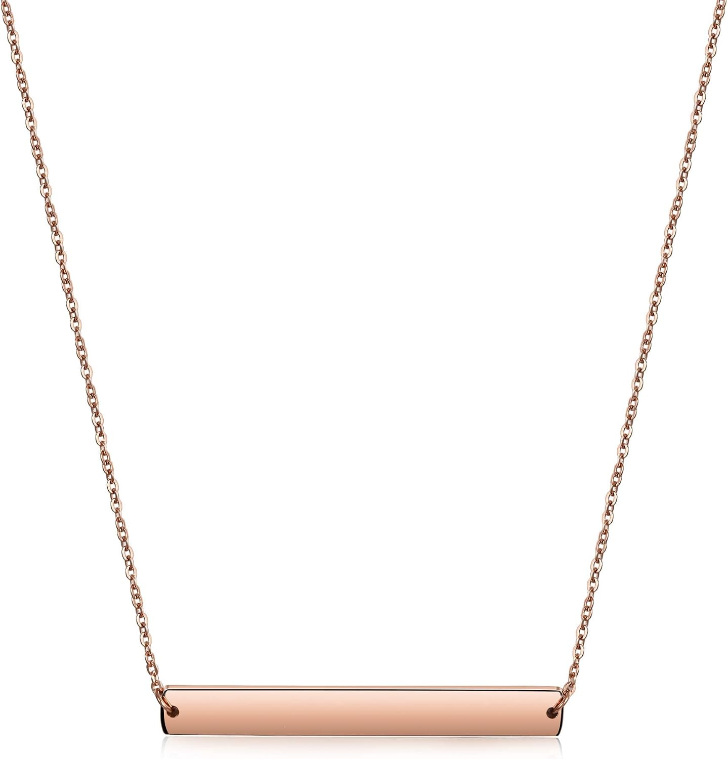 Multi Gold Bar Necklace for Women Vertical/Horizontal Bar Pendant Necklaces with Adjustable Chain Necklace Adult Jewelry