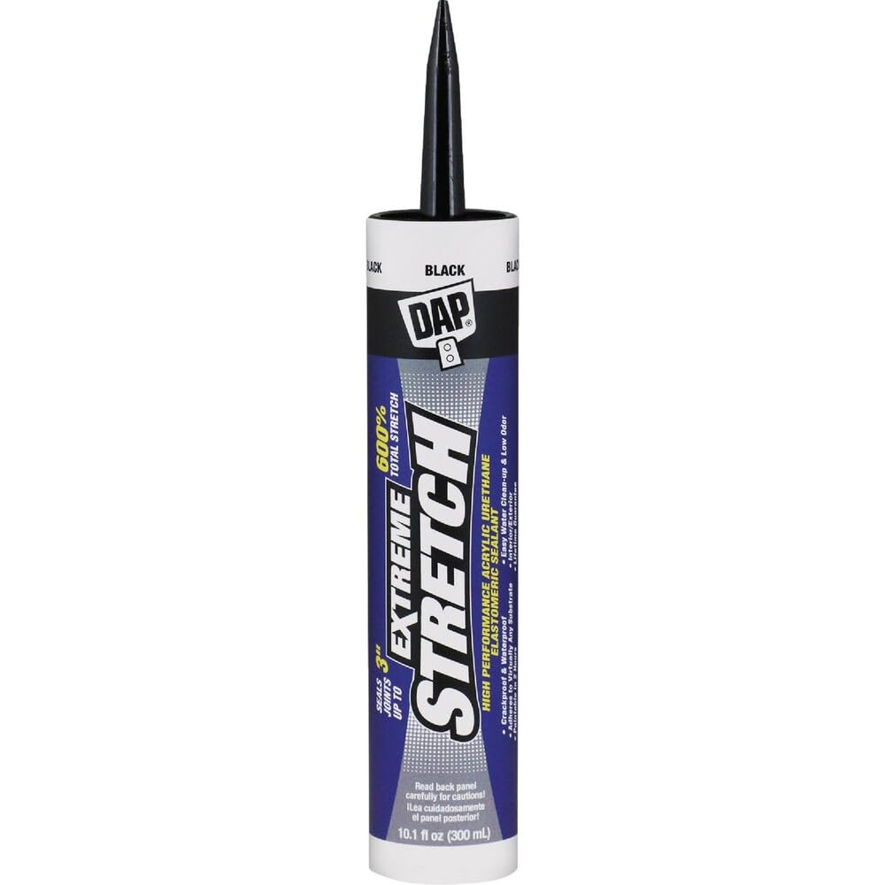 DAP Extreme Stretch Acrylic Urethane Premium Elastomeric Sealant, White, 10.1 Oz (7079818715)