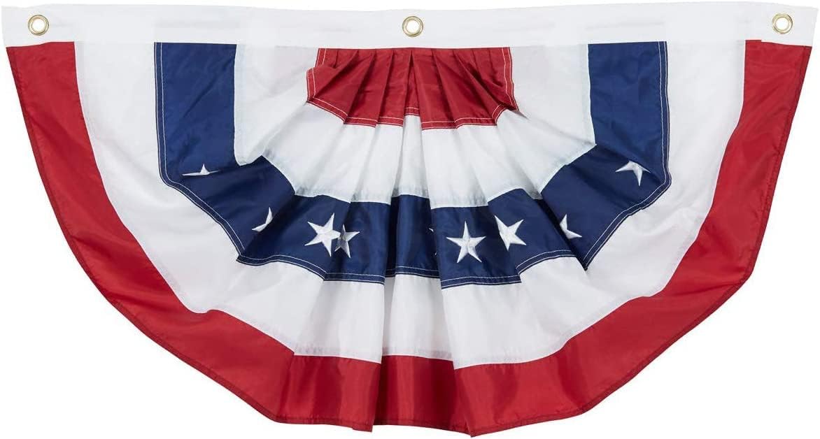 American Flag 4x6 FT, US Flags with Embroidered Stars, Sewn Stripes, Brass Grommets, Durable USA Flag for Outdoor
