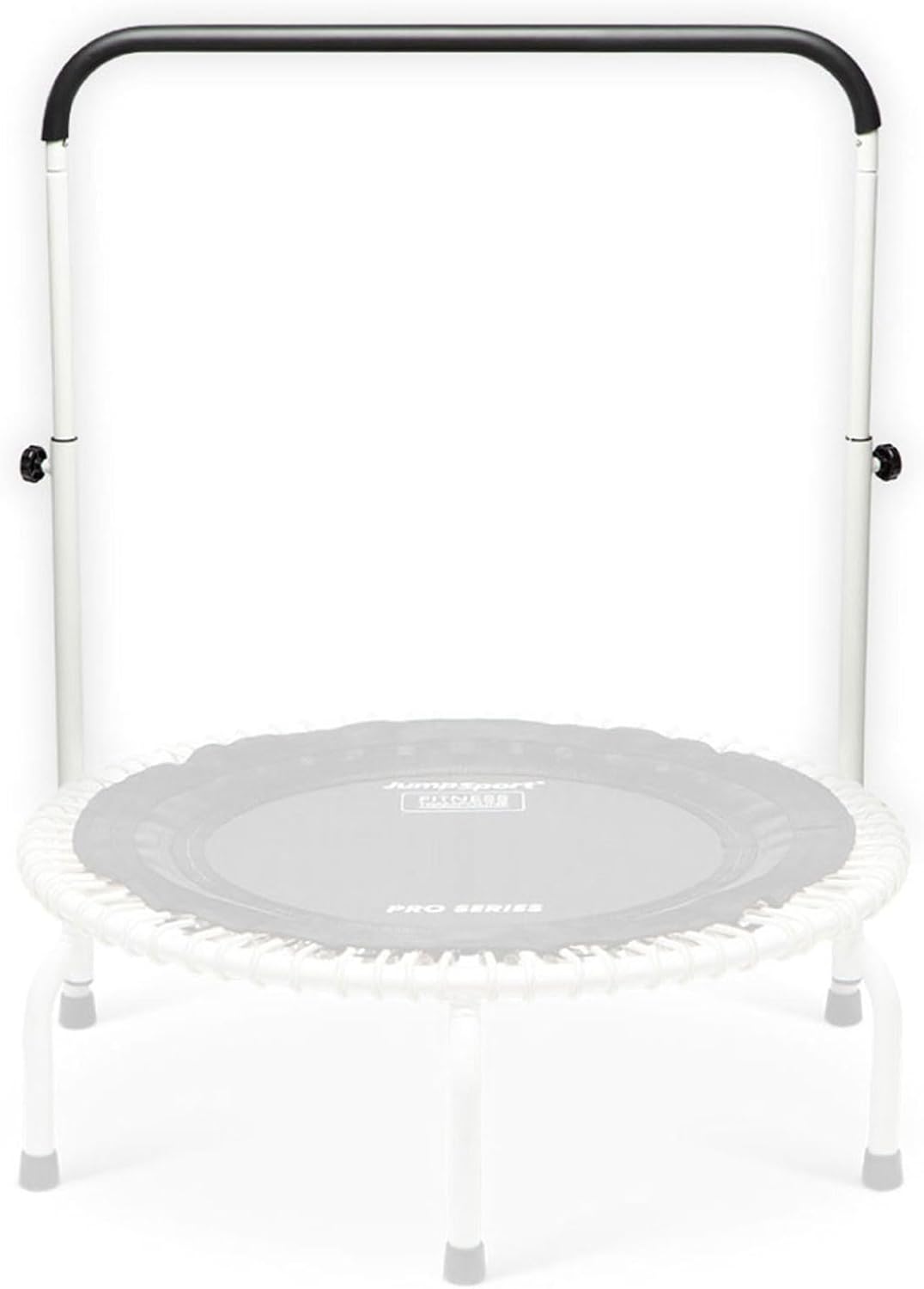 JumpSport Handle Bar Accessory for Arched Leg Fitness Trampolines | Black | Adjustable Height Settings | Trampoline Not Included