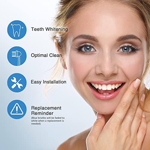 Replacement Brush Heads for Oral B, 16 Pcs Toothbrush Replacement Heads Compatible with Oral B Pro1000 Pro3000 Pro5000 Pro7000, Includes 4 Floss