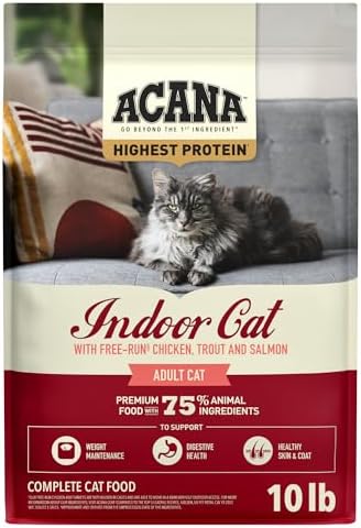 ACANA Dry Cat Food for Indoor Cats Indoor Entrée Chicken Turkey 4lb Bag