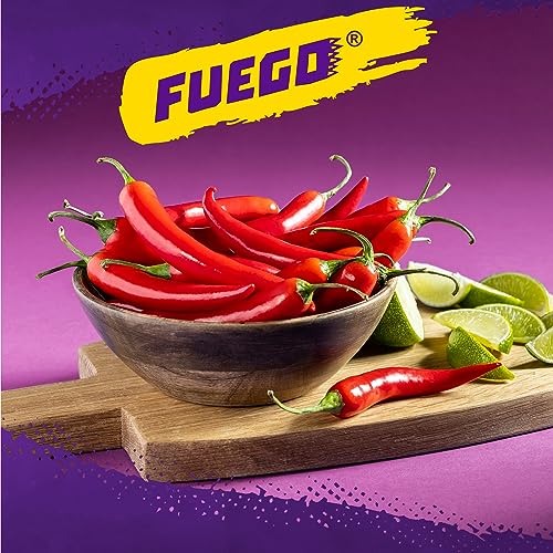 Takis Fuego Hot Nuts 12 pc / 3.2 oz Snack Size Box, Hot Chili Pepper & Lime Flavored Extreme Spicy Double-Crunch Peanuts