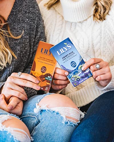 LILY'S Almond Dark Chocolate | 3 ounce, 4-Pack