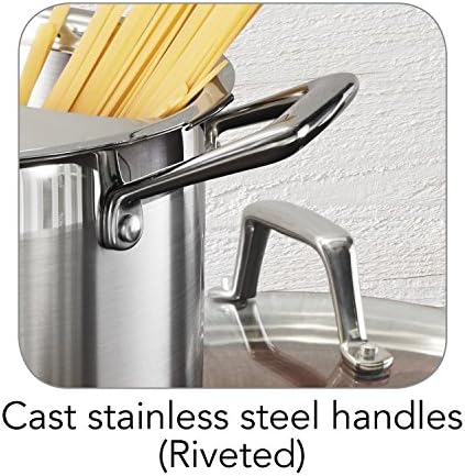 Tramontina Lock & Drain Stainless Steel 8-Quart Pasta Pot and Strainer