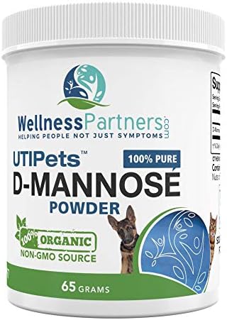 UTI Pets Pure D-Mannose Non GMO Organically Sourced Powder 65gram jar