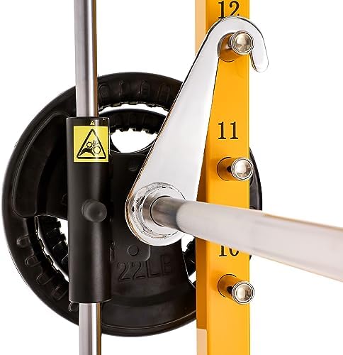 Altas Strength 3035 Half Smith Machine Power Cage with 1000 lb Capacity | Guided lifting station with landmine, pull-up bar, safety catches