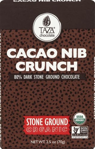 Taza Chocolate Organic Amaze Bar 95% Stone Ground, Wicked Dark, 2.5 Ounce (1 Count), Vegan