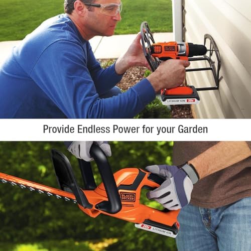 Upgraded 2 Pack 4.0Ah 20v Max LBXR20 Replace Battery for Black and Decker Replacement Weed Eater Battery LBX20 LBX4020 LBXR2020-OPE Cordless Power
