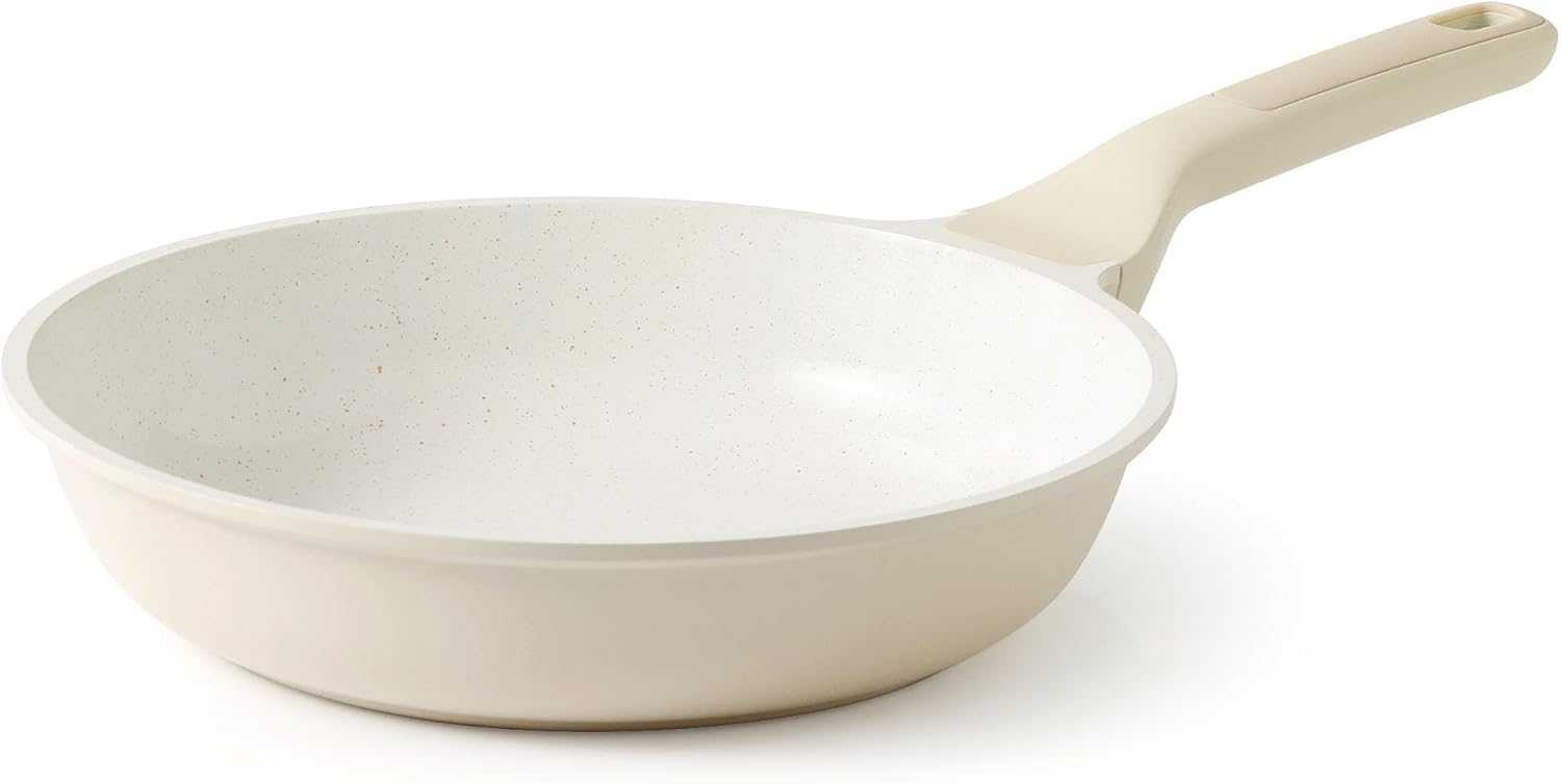 SENSARTE Nonstick Frying Pan Skillet, Swiss Granite Coating Omelette Pan, Healthy Stone Cookware Chef's Pan