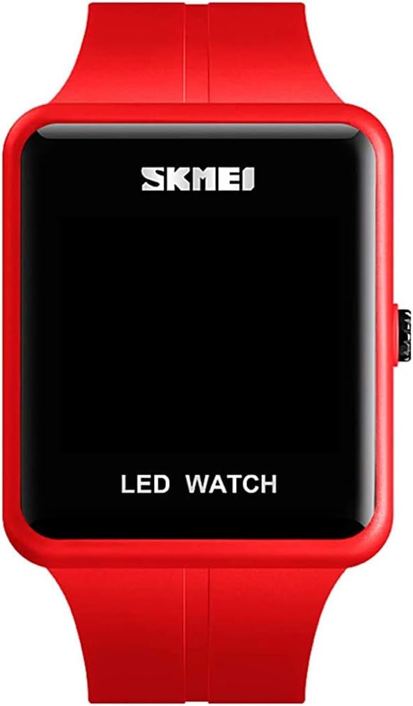 Gosasa Large Face LED Digital Watch Date Time 3Bar Waterproof Wristwatch Men Women Sports Watches