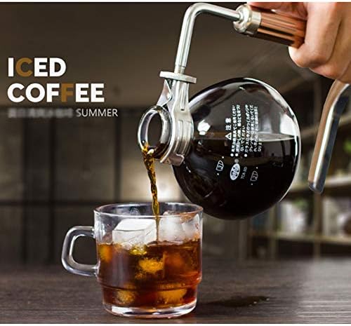 Siphon Coffee Maker Japanese Style Vacuum Glass Siphon Pot Percolators 1-3 Cups Siphon Coffee Maker