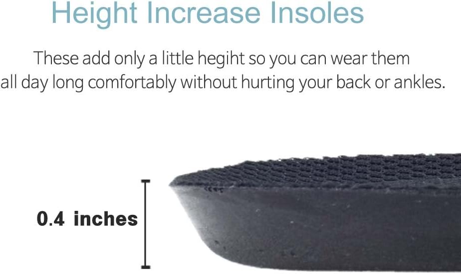 0.4 Inch 2 Left or Right Full Length Insoles Balancer and Additional Cushion Pad for Leg Length Discrepancy (2 Rights(Medium))