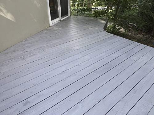 DEFY Extreme Semi-Transparent Outdoor Wood Stain and Sealer in One, Gray, 1 Gallon - Fence Stain, Deck Stain and Sealer for All Wood Types