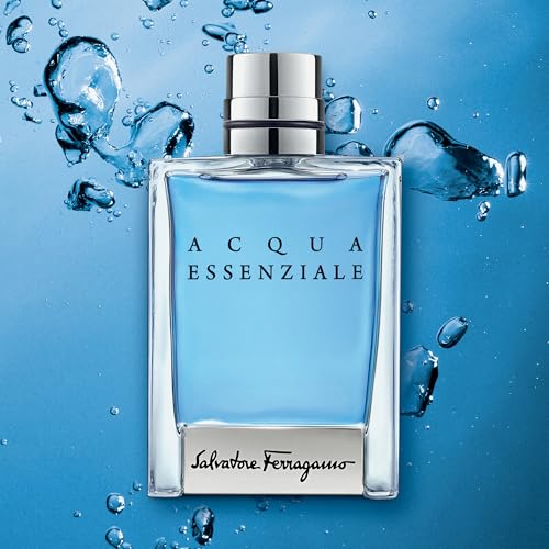 FERRAGAMO Acqua Essenziale Eau de Toilette Pour Homme, Cologne Spray for Men