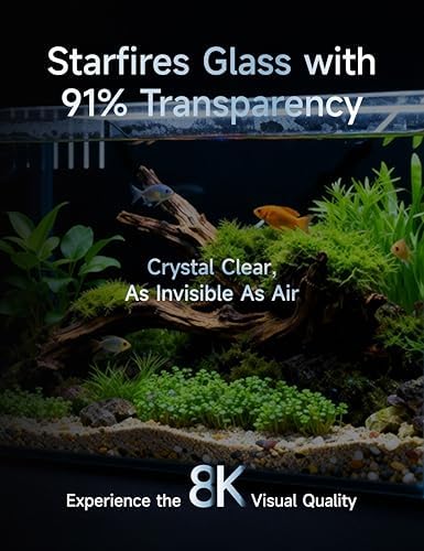 Empire USA - 24 Gallon All-in-One Aquarium Kit, Rimless Low Iron Glass AIO Saltwater & Freshwater Fish Tank