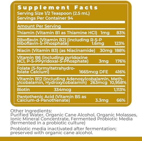 Premier Research Labs Max B-ND Liquid Vitamin - B-Complex for Liver & Brain Health, Liquid Drops for Energy, Immune & Adrenal Support for Men & Women