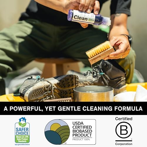 Jason Markk Essential Kit, Shoe Cleaner, 2-Piece Set, Deep Cleaning Solution & Durables Brush, Sneaker Care, Ideal for Footwear, Safe for Midsoles