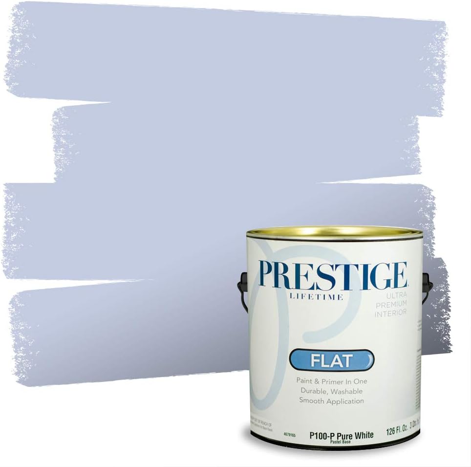 PRESTIGE Paints Exterior Paint and Primer In One, 1-Gallon, Satin, Comparable Match of Sherwin Williams* Blueblood*