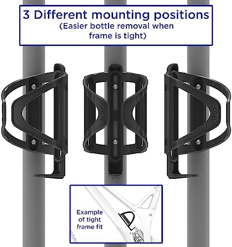 Zefal Pulse Universal Water Bottle Bike Cage (Multi-Position, Black)