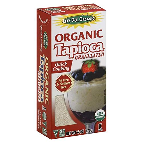Let's Do Organic Tapioca Granules, Instant Tapioca - 6 Oz (Pack of 1) | Instant Pudding Mix