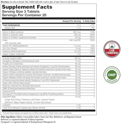 KAL Amino Acid Complex Tablets 1000 mg, 100 Tablets