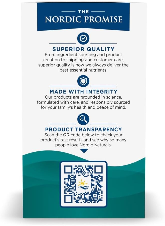 Nordic Naturals Nordic Flora Probiotic Daily, Immune Support - 60 Count | 4 strains, 12 billion CFU. Supports immune health, digestive wellness & optimal gut function. Vegan, Non-GMO. 30 servings.