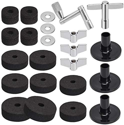 Facmogu 23PCS Cymbal Accessory Set, Drum Cymbal Replacement Accessories