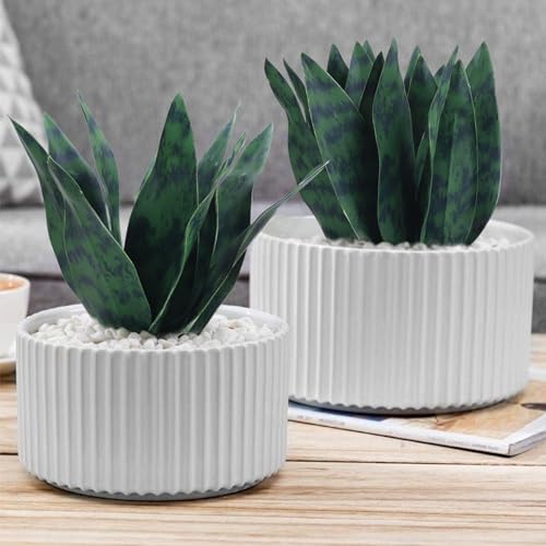 summer flower 23in Snake Plant Artificial Leaf Set 21pcs Faux Sansevieria Plant Leaves Tall Fake Snake Greenery Outdoor 4 Sizes for Indoor Home