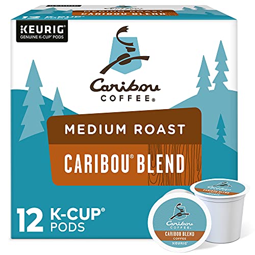 Caribou Coffee Caribou Blend Keurig Single-Serve K-Cup Pod, Medium Roast Coffee, 72 Count
