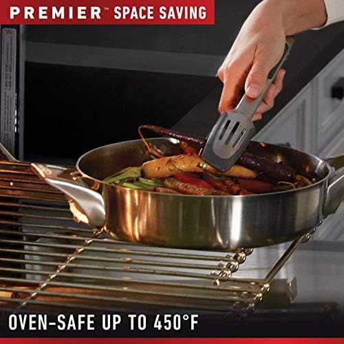 Calphalon Premier Space-Saving Stainless Steel Pots and Pans