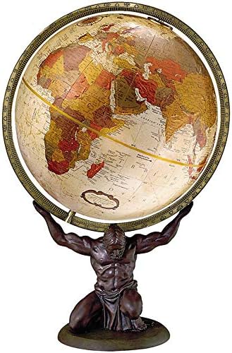 Replogle Globes Atlas Globe, 12-Inch, Bronze Metallic