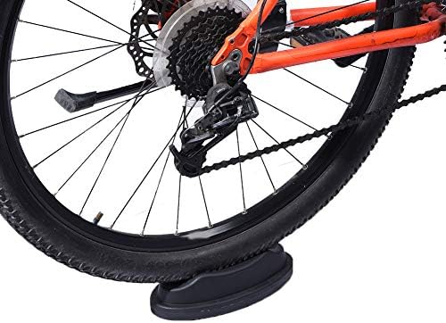 Front Wheel, Sturdy Support, Cycling Trainer, Adjustable Height, Folding Design, Perfect for Mountain and Road Bikes, Space-Saving, Easy to Use,