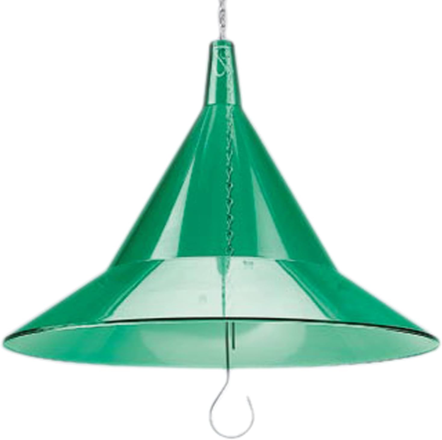 Squirrel Baffle - for Outside Bird House and Feeder Pole - Premium Large 17” Dome - by Arundale Made in USA (Crystal Clear)