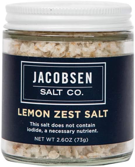 Jacobsen Salt Co. Black Garlic Salt, Kosher, Non-GMO, Umami - 2.5 Oz | Steak Seasoning, Non-Iodized, Made in USA, Sweet Umami Flavored, Kosher Sea Salt, Infused with Garlic