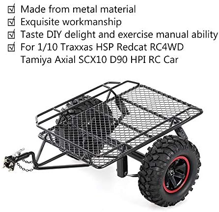 GoolRC Trailer Car Hopper Trail for 1/10 Traxxas HSP Redcat RC4WD Tamiya Axial SCX10 D90 HPI RC Crawler Car DIY