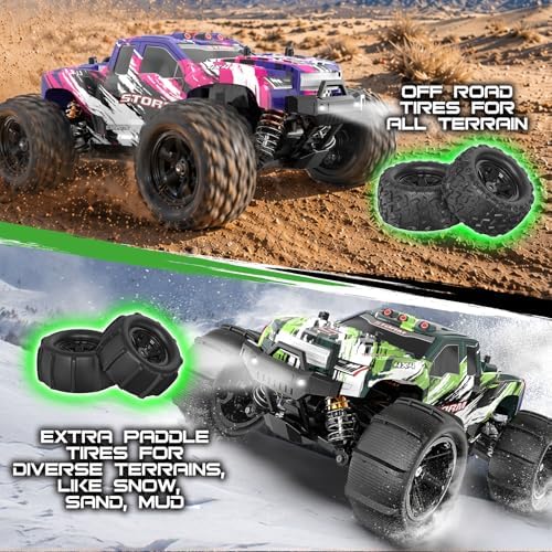 1:18 All Terrain RC Car for Adults & Boys (HS18-05), 4WD Off-Road RC Truck High Speed Fast 40+ KPH