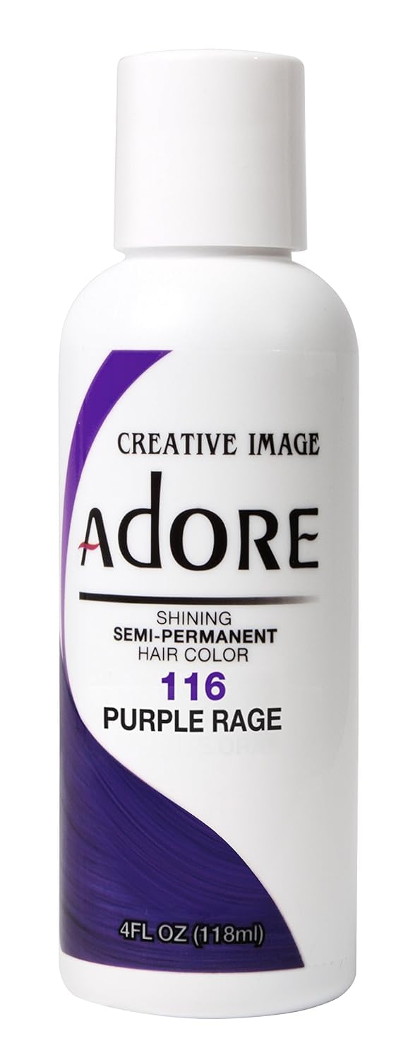 Adore Semi Permanent Hair Color, 107 Mocha, 4 Fl Oz | Vegan & Cruelty-Free Brown Hair Dye | No Ammonia, No Peroxide, No Alcohol