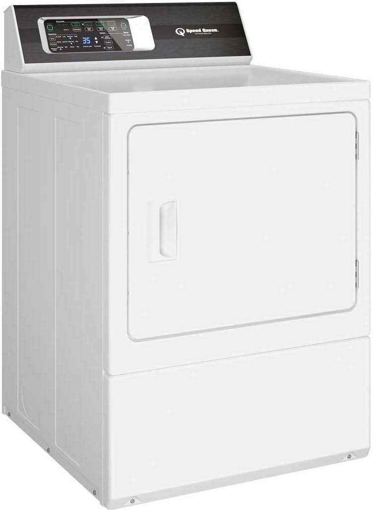 Speed Queen DR7000WE 27 Inch Electric Dryer with 7 cu. ft. Capacity, Extreme Tested Electronic Controls in White (Electric)