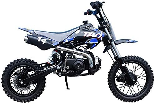 X-Pro 110cc Dirt Bike Pit Kids Pitbike 110 with Gloves, Goggle and Handgrip (Black)