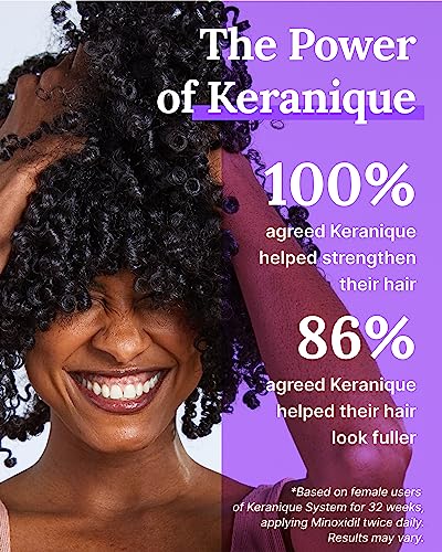 Keranique Follicle Booster - Keratin Enriched Hair Follicle Stimulator Spray for Thicker, Fuller Density Restoration